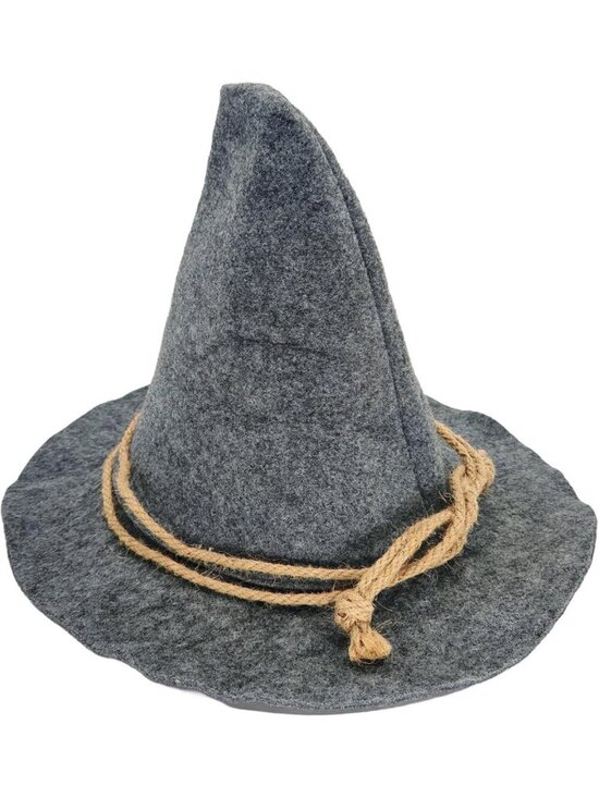 Accessories - Halloween Grey Wizard Witch Adults Hats Oktoberfest Halloween Costume Accessory